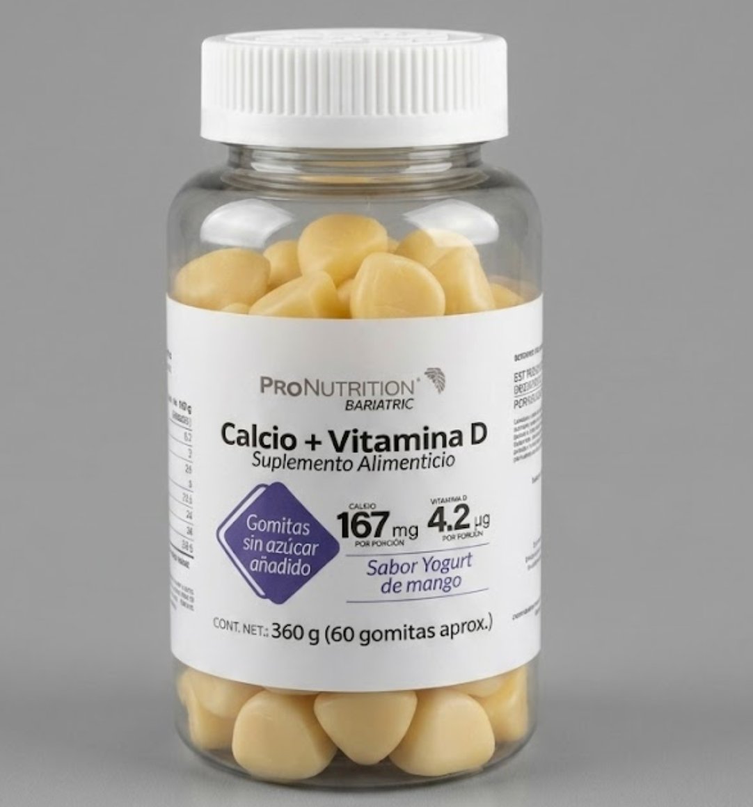 Suplemento | Calcio + Vitamina D Sabor Mango