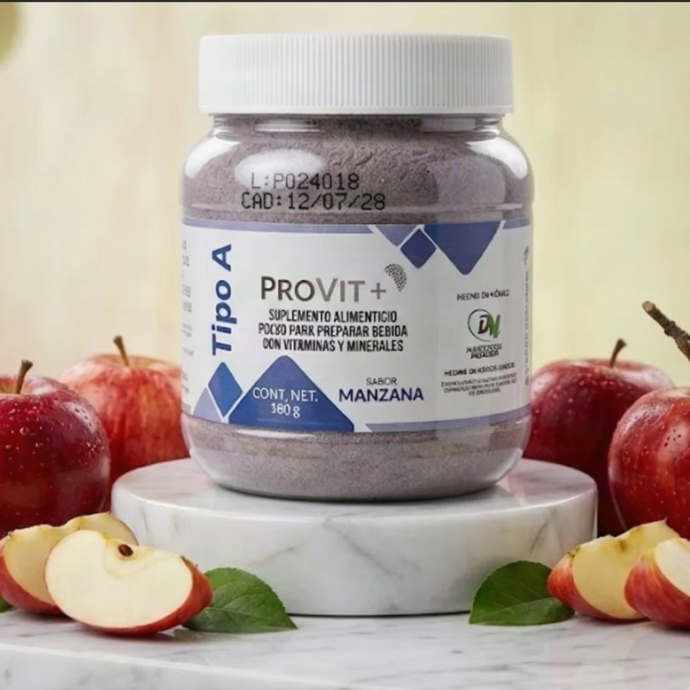 Electrolitos + Vitaminas – Manzana Tipo A